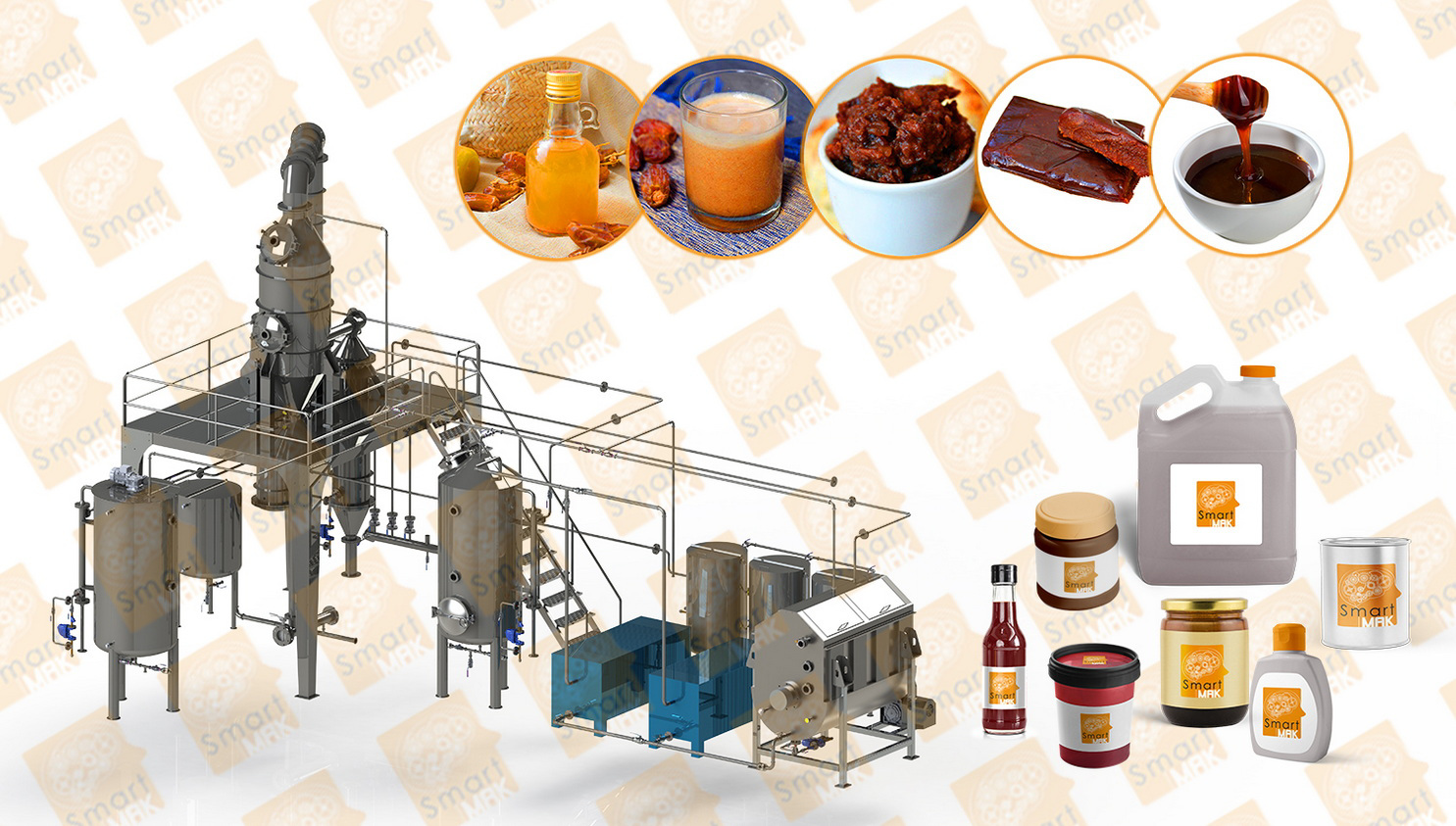 Dates Molasses Processing and Filling Line
