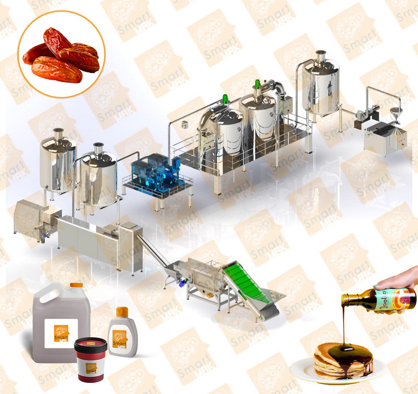 Dates Syrup Processing and Filling Line