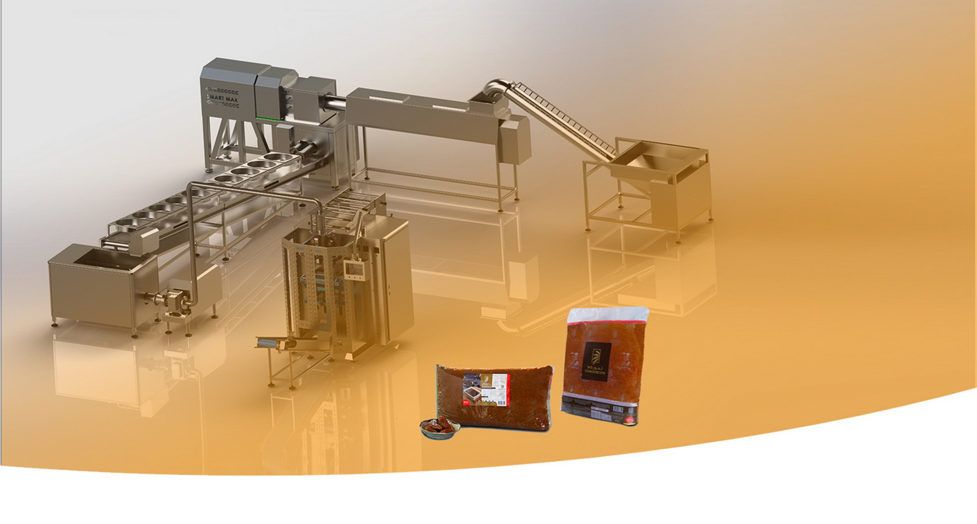 Dates paste Production & Filling Line Dates paste Production & Filling Line